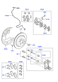 Front Brake Pad Sensor SEM500070 SEM000024 Compatible With DISCOVERY IV (L319) | LR4