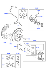 Front Brake Pad Sensor SEM500070  Compatible With DISCOVERY IV (L319) | LR4