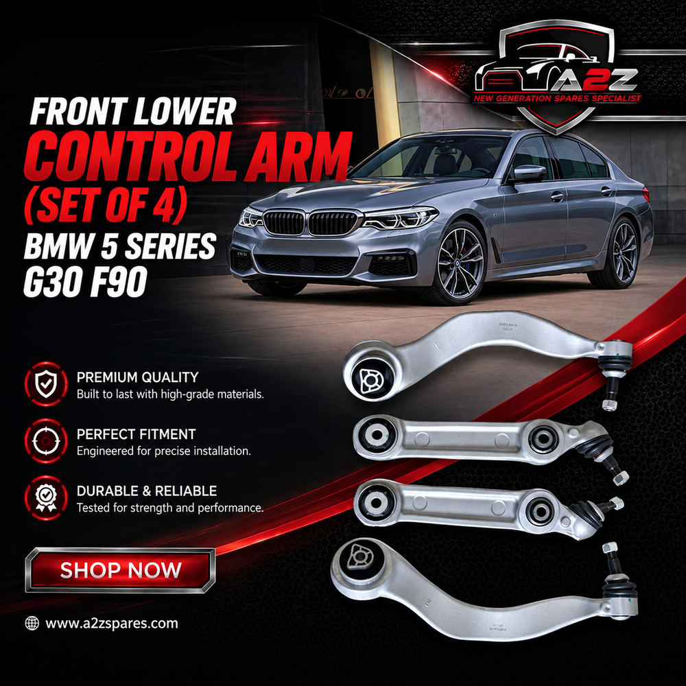 Front Lower Control Arm (Set Of 4) 31126861161 31126861162 31106861178 31106861177 Compatible with BMW 5 Series  (G30, F90) & 6 Gran Coupe (F06) & 7 Series (G11, G12)