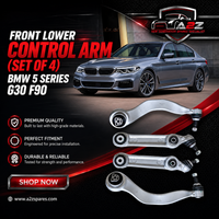 Front Lower Control Arm (Set Of 4) 31126861161 31126861162 31106861178 31106861177 Compatible with BMW 5 Series  (G30, F90) & 6 Gran Coupe (F06) & 7 Series (G11, G12)