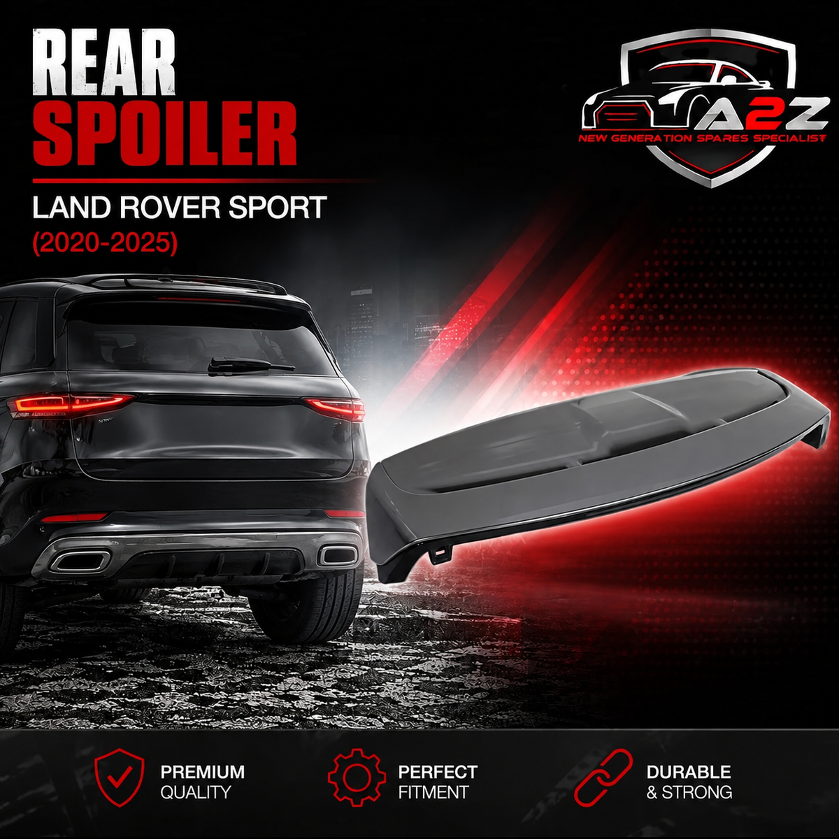 Rear Spoiler LR117247 Compatible With LAND ROVER SPORT