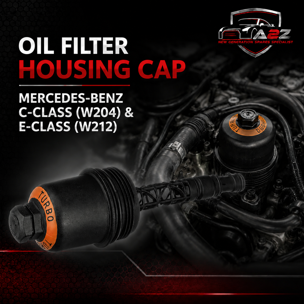 Oil Filter Housing Cap 2711800338 A2711800338 Compatible With MERCEDES-BENZ C-CLASS (W204) & E-CLASS (W212)