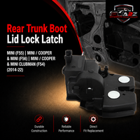 Rear Trunk Boot Lid Lock Latch 51247337576 Compatible With MINI (F55) | MINI / COOPER & MINI (F56) | MINI / COOPER &  MINI CLUBMAN (F54) (2014-22)