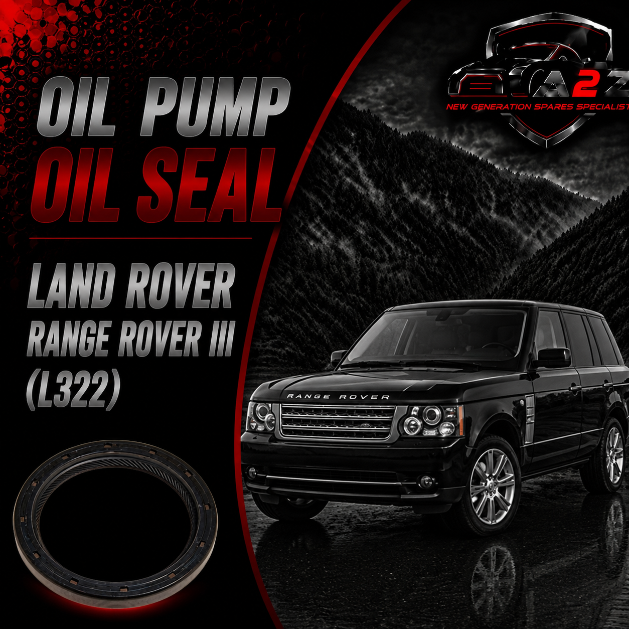 Oil Pump Oil Seal TZB500030 Compatible With LAND ROVER RANGE ROVER III (L322) RANGE ROVER SPORT I (L320)
