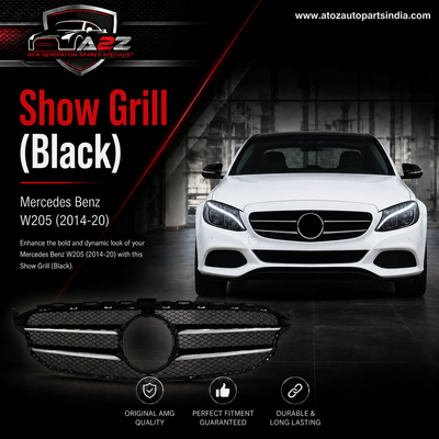 Show Grill (Black) 2058880023 Compatible With Mercedes Benz W205 (2014-20) Tag No.68