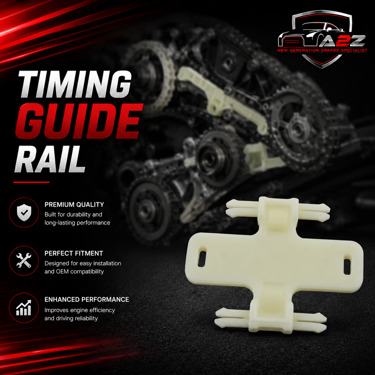 Timing Guide Rail 2710521416 2710521516 2710521616 Compatible With Mercedes Benz 204/212