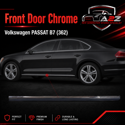Front Door Chrome Left 3AD854939 Right 3AD854940 Compatible With Volkswagen  PASSAT B7 (362) Tag No.161