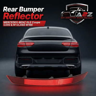 Rear Bumper Reflector Compatible With MERCEDES-BENZ GLE Coupe C292 & M-CLASS W166 Rear Bumper Reflector Left 1668200074 & Right 1668200174 Tag-RB-102
