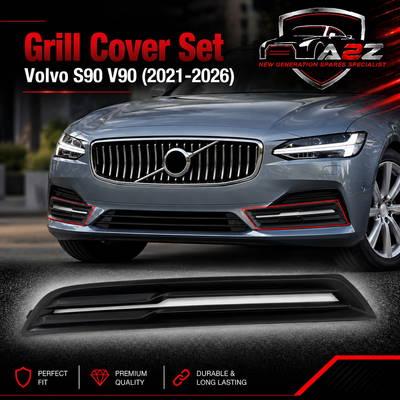 Grill Cover Set Left 32248997 & Right 32248998 Compatible With Volvo S90 V90 (2021-26)