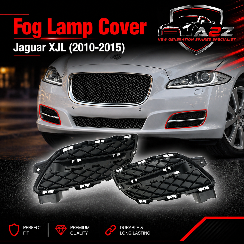 Fog Lamp Cover Right C2D5881 Left C2D5871 Compatible With Jaguar XJL (2010-2015) Tag No.604