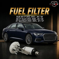 Fuel Filter 4G0201317A Compatible With Audi A6 C7 (4G2, 4GC) , A6 / S6 A6 C7 Avant (4G5, 4GD) , A6 / S6 A7 Sportback (4GA, 4GF),  A7 / S7