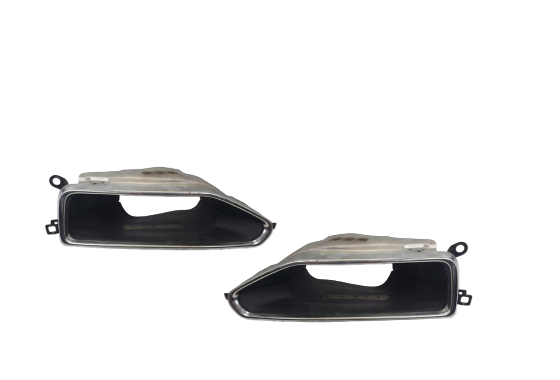 Rear Exhaust Pipe With Chrome Left 51127478353 & Right 51127478354 Compatible With BMW 7 SERIES (G12) LCI ((2020-2022)