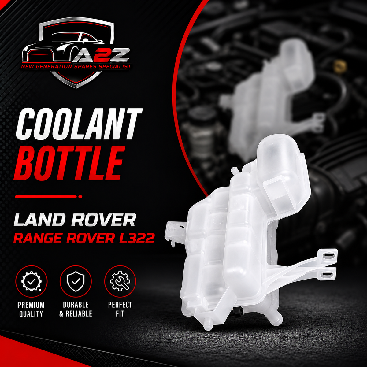 Coolant Bottle LR023080 PCF500050 PCF500100 For LAND ROVER RANGE ROVER III L322 Tag-B-37