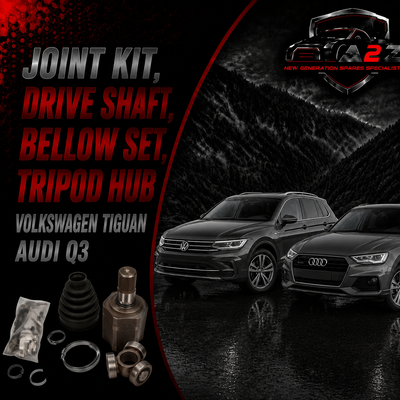 Joint kit, Drive shaft, Bellow set, Tripod hub 5N0498103B 5N0498103BV 5N0498103BX 5QJ498103 8V0498103 8V0498103B 8V0498103BX 8V0498103X Compatible With  Volkswagen Tiguan Audi Q3