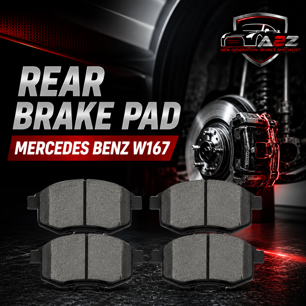 Rear Brake Pad Set 0004205202 Compatible With Mercedes Benz W167