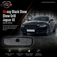 Glossy Black Show Grill T4N5870 Compatible With Jaguar XE (2015-2019) Tag No.62