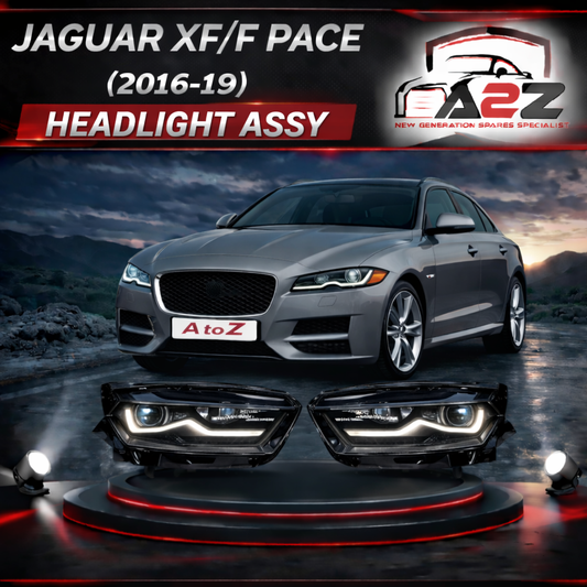 Complete Headlight Assy Left T2H24596 & Right T2H24587 Compatible With Jaguar XF/F Pace (2016-2019) Tag No.01