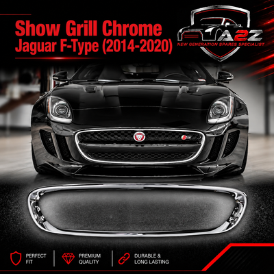 Show Grill Chrome T2R5053 Compatible With Jaguar F-Type (2014-2020) Tag No.81