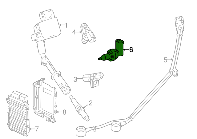 Temperature Senser 0009050600 0041539728 0999053700 Compatible With MERCEDES-BENZ A-CLASS (W176) & CLS (C219) & E-CLASS (W211)