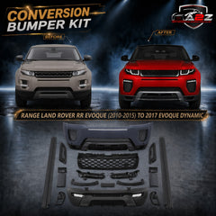 A To Z Compatible With Land Range Rover Rr Evoque 2010-2015 Upgrade Facelift Conver To 2017 Evoque Dynamic Bodykit Bumper Side Skirts Grill CC-9826 (Shipping Cost Not Included In Price)