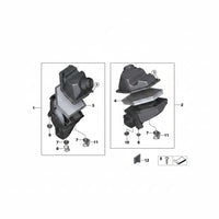 intake Muffler Bracket 13718620474 Compatible With BMW G38