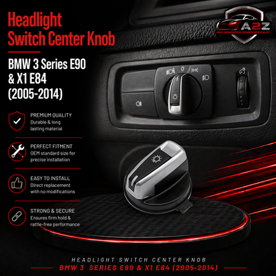 Headlight Switch Center Knob 61316932794 Compatible with  BMW 3 Series E90 & X1 E84