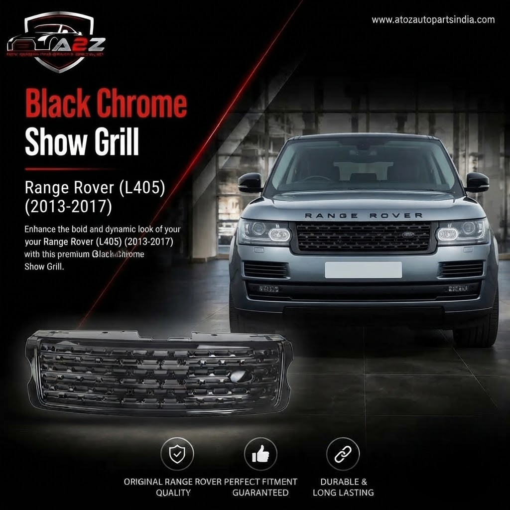 Black chrome Show Grill Compatible With Land Rover Range Rover (L405)  (2013-17) Tag 22