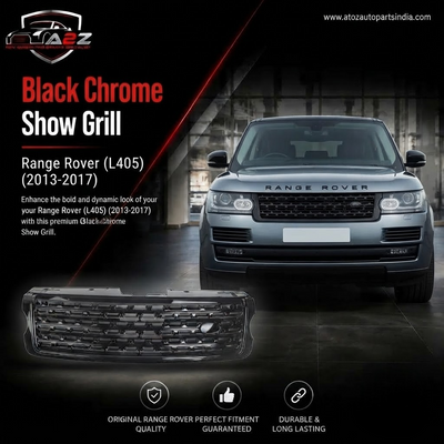 Black chrome Show Grill Compatible With Land Rover Range Rover (L405)  (2013-17) Tag 22