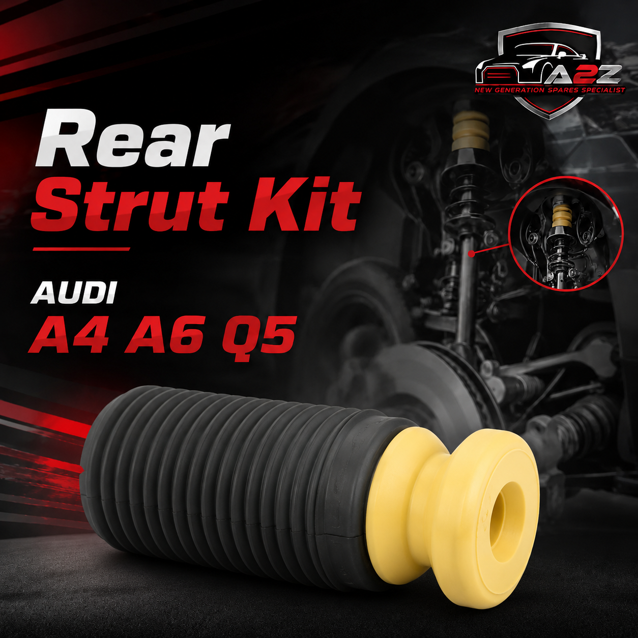 Rear Strut Kit (Buffer & Boot ) Compatible With BMW 5 Series GT F07