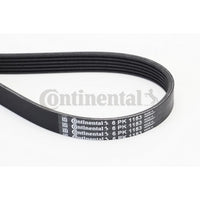 Multi Rib Belt Kit 6PK1153K5 Compatible With BMW 5 (G30, F90), 6 Gran Turismo (G32), 7 (G11, G12), 8 Gran Coupe (G16, F93), X4 (G02, F98), X5 (G05, F95), X5 Van (G05), X7 (G07) (CONTINENTAL)