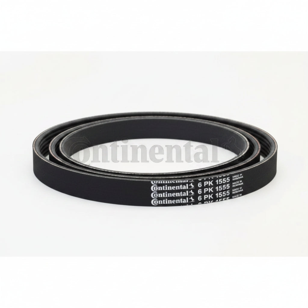 Multi Rib Belt 6PK1555 3473198 Compatible With VOLVO V40 Hatchback (525) (CONTINENTAL)