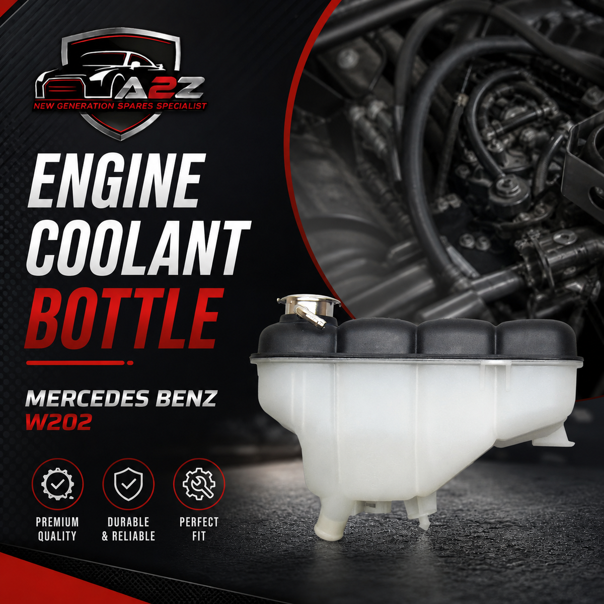 Engine Coolant Bottle 2025000249 A2025000249 Compatible With Mercedes Benz W202