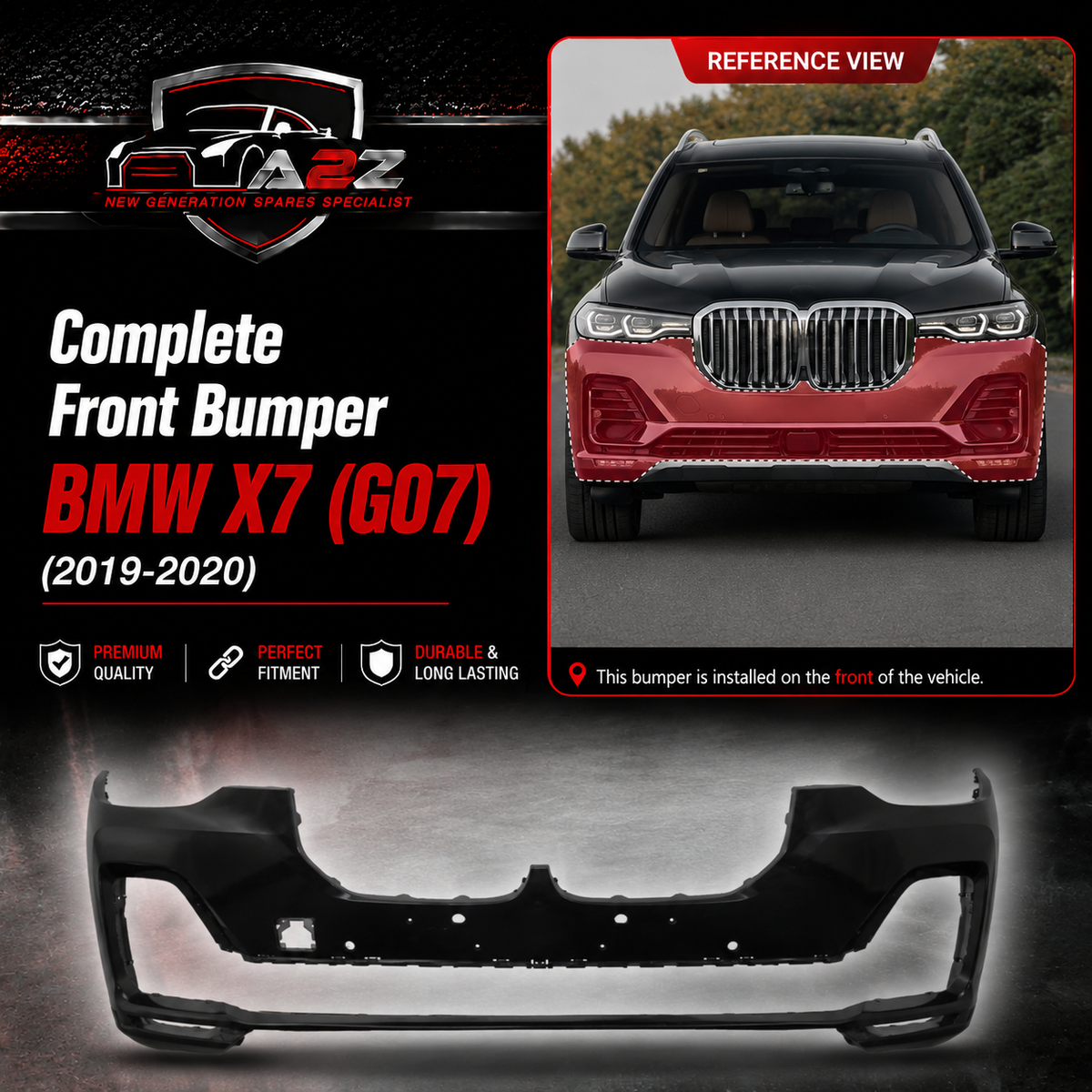 Front Bumper 51119478438 Compatible With BMW X7 (G07) Tag No.473
