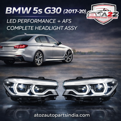 Complete Headlight Assembly (LED Performance + AFS) Right 63117214962 & Left 63117214961 Compatible With BMW 5-Series G30 2017-2020 Tag No.73