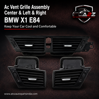 Black Ac Vent Grille Assembly Center & Left & Right Compatible With BMW X1 E84