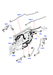 Engine Coolant Hose Pipe LR134943 Compatible With LAND ROVER DISCOVERY SPORT (L550) RANGE ROVER EVOQUE (L538) Tag No.339