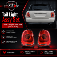 Tail Light Assy Set Left 63217297433 & Right 63217297434 Compatible With MINI Cooper R55 R56 (2013-2018) Tag No.70