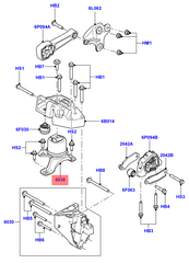 Front Right Engine Mount Insulator LR021635 Compatible With LAND ROVER DISCOVERY SPORT (L550) & FREELANDER 2 (L359) | LR2 & RANGE ROVER EVOQUE (L538) &  RANGE ROVER EVOQUE Convertible (L538) & RANGE ROVER EVOQUE VAN (L538)