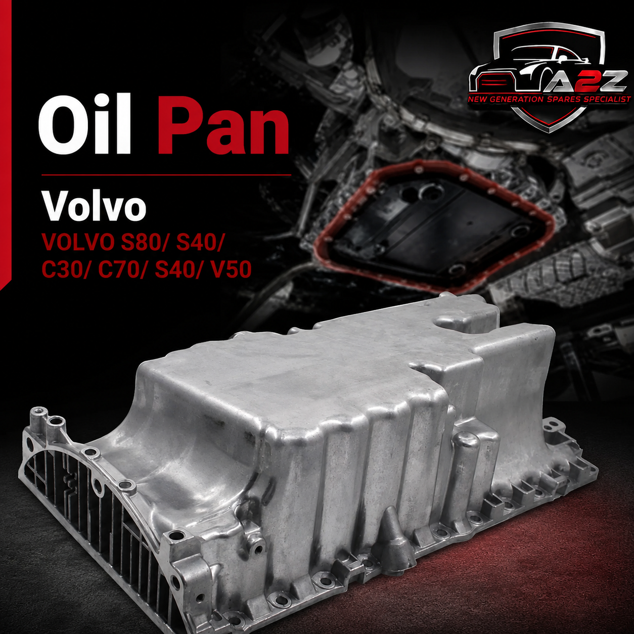 Oil Pan 30777912 30777739 8692614 30777913 Compatible With Volvo VOLVO S80/ S40/ C30/ C70/ S40/ V50