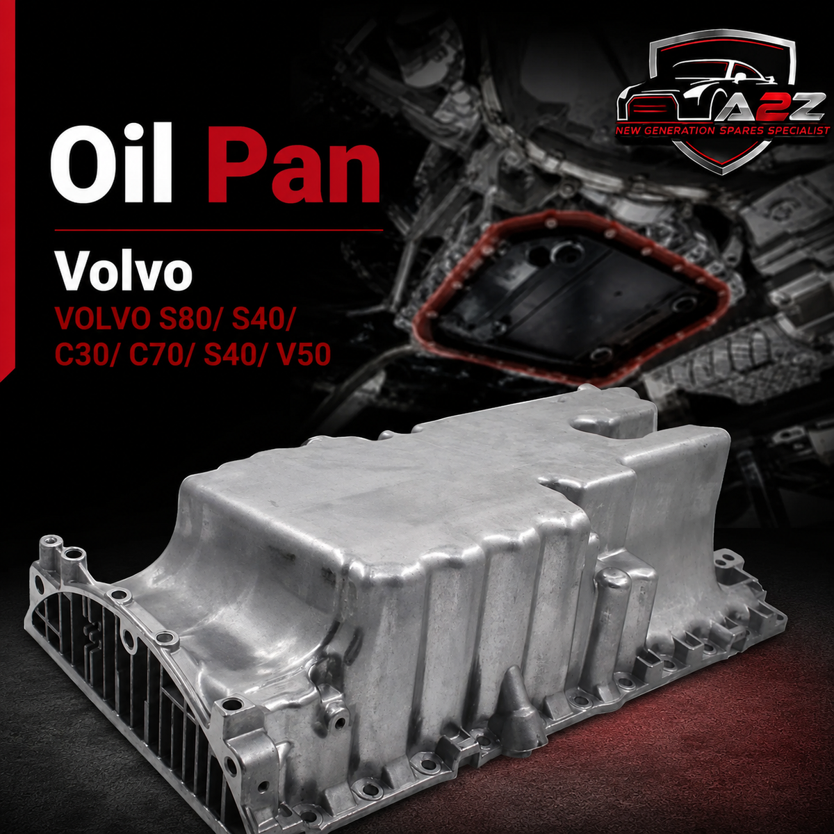 Oil Pan 30777912 30777739 8692614 30777913 Compatible With Volvo VOLVO S80/ S40/ C30/ C70/ S40/ V50