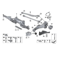 Rear Left/Right ABS Wheel Speed Sensor 34526850762 34526858466 Compatible With MINI F55 & MINI F56