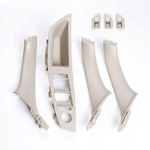 Inner Door Handle Assembly (Without Leather Set Of 7) Compatible With BMW 5 Series F10