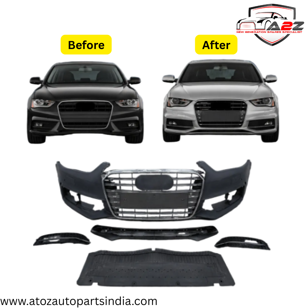Front Bumper Kit Compatible With Audi A4 To A4 S Line  {2013-2016} FBK.2