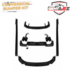 Complete Conversion Bumper Body Kit Conversation Kit Compatible With BMW X3 G01 (2018-2021) To M Sport X3M Aero Black Samurai Style Upgrade | Shipping Cost Not Included