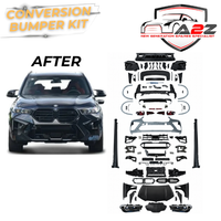 Complete Front & Rear Bumper Full Body Kit Conversion Kit Compatible With BMW X5 F15 (2014-2019) To X5 G05 Lci 2024+ Style Upgrade | Shipping Cost Not Included