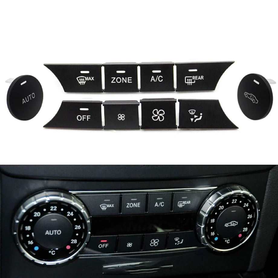 Dashboard ac buttons set-Model A A1669009505 Model B A1669003517 Compatible with Mercedes & Mercedes Benz GLS W166