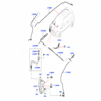 Wiper Bottle LR025760 BJ3217A646BA For LAND ROVER DISCOVERY SPORT L550 & Land Rover Range Rover Evoque - L538 Tag-B-65