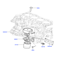 Oil Cooler LR025515 1682214 31316639 AG9G6A642BC JDE28254 Compatible With LAND ROVER RANGE ROVER IV (L405)