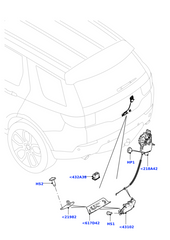 Tailgate Door Lock LR088570 & LR085286 & LR065840 Compatible With LAND ROVER DISCOVERY SPORT (L550)