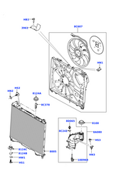 Coolant Bottle LR034654 CPLA8A080AA  For LAND ROVER RANGE ROVER  SPORT II L494 Tag-B-06